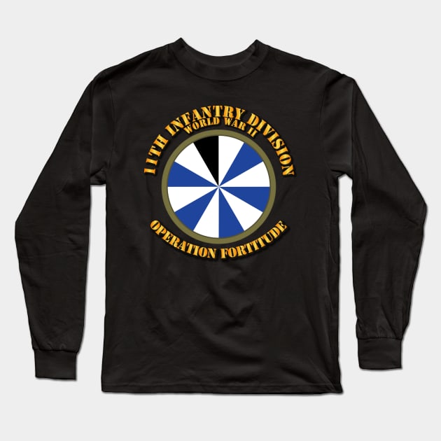 11th Infantry Division - WWII Long Sleeve T-Shirt by twix123844